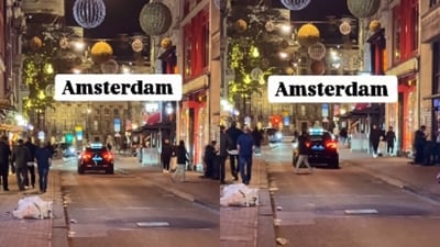 A clip posted by an Indian man showing garbage on an Amsterdam road triggered mixed reactions. (Instagram/rahulmahajan.x ) A clip posted by an Indian man showing garbage on an Amsterdam road triggered mixed reactions. (Instagram/rahulmahajan.x )