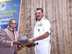 Admiral Dinesh K Tripathi (R) on Sunday delivered J G Nadkarni Memorial Lecture organised by Navy Foundation Pune. (HT PHOTO) Admiral Dinesh K Tripathi (R) on Sunday delivered J G Nadkarni Memorial Lecture organised by Navy Foundation Pune. (HT PHOTO)