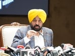 Chief minister Bhagwant Mann on Saturday said the Punjab government will construct 44,920 km of road stretches in the state with an outlay of <span class='webrupee'>₹</span>16,209 crore. (HT Photo) Chief minister Bhagwant Mann on Saturday said the Punjab government will construct 44,920 km of road stretches in the state with an outlay of <span class='webrupee'>₹</span>16,209 crore. (HT Photo)