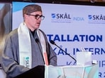 Jammu and Kashmir chief minister Omar Abdullah in Srinagar on Saturday. (ANI)