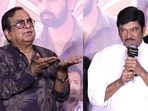 Brahmanandam was referred to by Rajendra Prasad with a slang word for old man. 