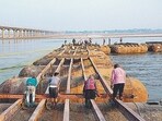 The government is gearing up with preparations on a much larger scale than those for the 2024 Magh Mela. (HT FILE PHOTO) The government is gearing up with preparations on a much larger scale than those for the 2024 Magh Mela. (HT FILE PHOTO)