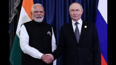 It will be an opportunity for India to reassert its strategic autonomy by revitalising defence and economic ties with Russia, especially as there are indications that the two sides are close to big-ticket outcomes in areas ranging from military hardware to civil nuclear cooperation (via REUTERS) It will be an opportunity for India to reassert its strategic autonomy by revitalising defence and economic ties with Russia, especially as there are indications that the two sides are close to big-ticket outcomes in areas ranging from military hardware to civil nuclear cooperation (via REUTERS)