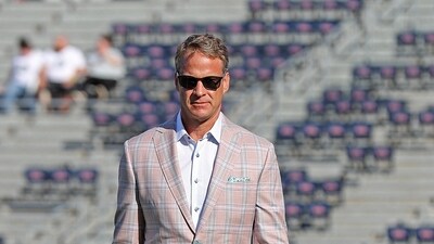 Lane Kiffin of the Mississippi Rebels before the game against the Georgia State Panthers (Getty Images via AFP) Lane Kiffin of the Mississippi Rebels before the game against the Georgia State Panthers (Getty Images via AFP)