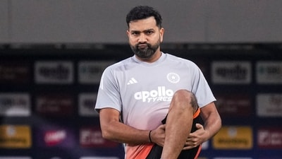 Indian player Rohit Sharma during a training session ahead of the first ODI cricket match against South Africa, in Ranchi (PTI) Indian player Rohit Sharma during a training session ahead of the first ODI cricket match against South Africa, in Ranchi (PTI)