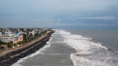 Cyclone Ditwah: A red alert was issued by the IMD for parts of Tamil Nadu. (PTI) Cyclone Ditwah: A red alert was issued by the IMD for parts of Tamil Nadu. (PTI)