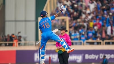 Virat Kohli smashed 135 runs in the first ODI against South Africa on Sunday. (PTI) Virat Kohli smashed 135 runs in the first ODI against South Africa on Sunday. (PTI)
