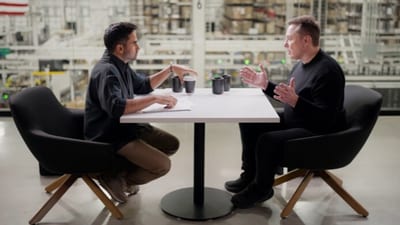 Elon Musk shares with Nikhil Kamath that partner Shivon has Indian heritage and their son is named Sekhar. (YouTube/ Nikhil Kamath) Elon Musk shares with Nikhil Kamath that partner Shivon has Indian heritage and their son is named Sekhar. (YouTube/ Nikhil Kamath)