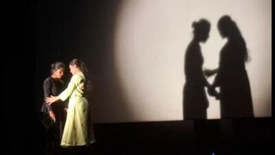 Teenage performers from underprivileged communities presented a 70 minute musical examining abuse, resilience and social conditioning. (HT Photo) Teenage performers from underprivileged communities presented a 70 minute musical examining abuse, resilience and social conditioning. (HT Photo)