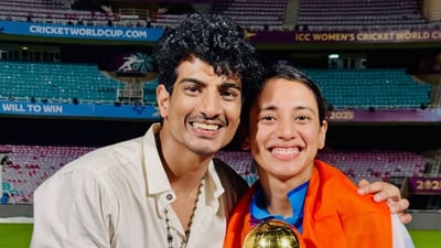 Smriti Mandhana and Palaash Muchhal Smriti Mandhana and Palaash Muchhal
