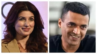 Twinkle Khanna is critical of Deepinder Goyal's ageing claims, dismissing his hypothesis with her trademark wit. Twinkle Khanna is critical of Deepinder Goyal's ageing claims, dismissing his hypothesis with her trademark wit.