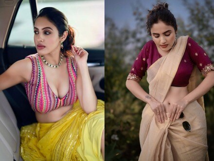 <p>సోషల్ మీడియాలో ఇలా హాట్ షోతో కుర్రకారు మది దోచేస్తోంది ప్రియాంక ఖోల్గాడే. ఈ భామ బోల్డ్ పిక్స్ వైరల్ గా మారాయి. </p>
