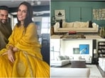 Tour Neha Dhupia and Angad Bedi's stylish Mumbai residence, showcasing family life. 
