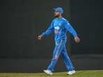 Virat Kohli gestures during the first one-day international (ODI) cricket match between India and South Africa at the JSCA International Stadium Virat Kohli gestures during the first one-day international (ODI) cricket match between India and South Africa at the JSCA International Stadium