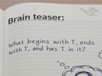 An AI made brain teaser challenged puzzle lovers with a clever riddle and kept them guessing until the answer was revealed.. An AI made brain teaser challenged puzzle lovers with a clever riddle and kept them guessing until the answer was revealed..