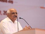 Gujarat Chief Minister Bhupendra Patel addressing the concluding session of the state’s Chintan Shivir in Dharampur on Friday.