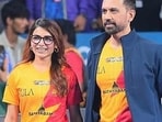 Samantha with Raj