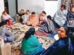 The kin of the deceased mourning at Salem Tabri in Ludhiana on Sunday. (HT Photo) The kin of the deceased mourning at Salem Tabri in Ludhiana on Sunday. (HT Photo)