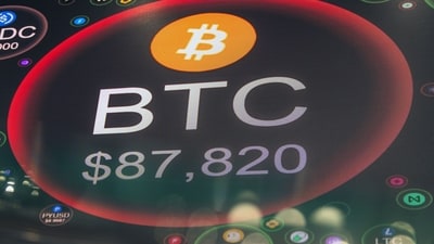 A screen showing the prices of Bitcoin against US dollar displayed at a cryptocurrency exchange store in Hong Kong (Bloomberg) A screen showing the prices of Bitcoin against US dollar displayed at a cryptocurrency exchange store in Hong Kong (Bloomberg)