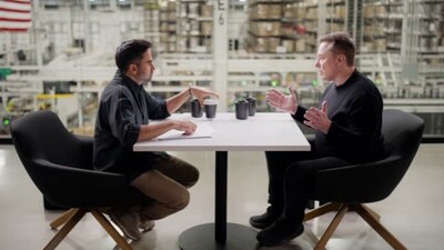 Elon Musk during the podcast with investor and entrepreneur Nikhil Kamath. (YouTube/ Nikhil Kamath) Elon Musk during the podcast with investor and entrepreneur Nikhil Kamath. (YouTube/ Nikhil Kamath)