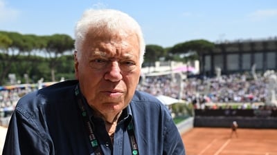 Nicola Pietrangeli, who died on December 1, 2025 at the age of 92, was the emblem of Italian tennis. (AFP)