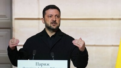 Zelensky’s visit to Paris followed Sunday’s meeting between Ukrainian and U.S. officials, which Secretary of State Marco Rubio described as productive. (AFP)