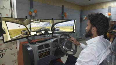 Ghaziabad India - December 01 2025 A view of first driving training institute at Guldhar on Monday in Ghaziabad , India on Monday, December 01 2025. (Photo by Sakib Ali /Hindustan Times) (Sakib Ali/HT Photo) Ghaziabad India - December 01 2025 A view of first driving training institute at Guldhar on Monday in Ghaziabad , India on Monday, December 01 2025. (Photo by Sakib Ali /Hindustan Times) (Sakib Ali/HT Photo)