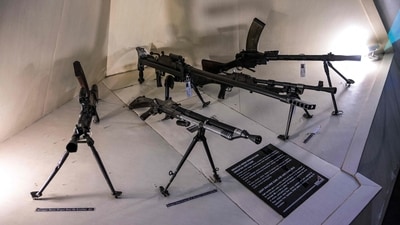 Twenty-three of the 26 companies in Europe, excluding Russia, saw their arms revenue increase as the continent boosted spending. Their aggregate income rose by 13% to $151 billion, fueled by demand linked to the war in Ukraine and the perceived threat from Russia. (AFP/Representational) Twenty-three of the 26 companies in Europe, excluding Russia, saw their arms revenue increase as the continent boosted spending. Their aggregate income rose by 13% to $151 billion, fueled by demand linked to the war in Ukraine and the perceived threat from Russia. (AFP/Representational)