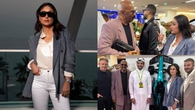 Kareena Kapoor shares glimpse of her visit to Qatar F1.