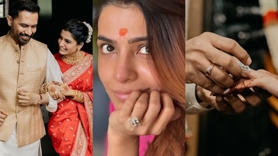 Samantha Ruth Prabhu and Raj Nidimoru on their wedding day Samantha Ruth Prabhu and Raj Nidimoru on their wedding day