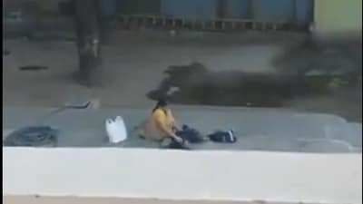 A disturbing video of the incident has surfaced, prompting police to detain the school attendant. (X) A disturbing video of the incident has surfaced, prompting police to detain the school attendant. (X)