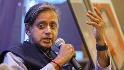 Senior Congress leader and MP Shashi Tharoor in Hyderabad on Nov. 13, 2025. (PTI) Senior Congress leader and MP Shashi Tharoor in Hyderabad on Nov. 13, 2025. (PTI)