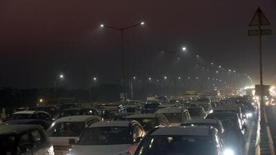 The ACP said the IPEM College exit is the same place where the on-duty traffic constable Vipin Kumar was hit and killed by a speeding Ertiga car while managing the traffic on August 22 evening. (Sakib Ali/HT Photo) The ACP said the IPEM College exit is the same place where the on-duty traffic constable Vipin Kumar was hit and killed by a speeding Ertiga car while managing the traffic on August 22 evening. (Sakib Ali/HT Photo)
