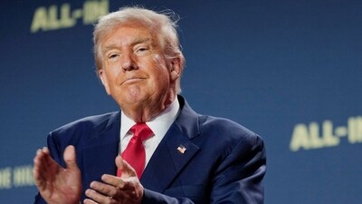 President Donald Trump says he is ready to release his MRI result "if you want to". (REUTERS)