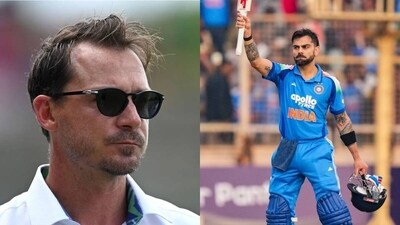 Dale Steyn and Virat Kohli met briefly on Saturday night (AFP/PTI) Dale Steyn and Virat Kohli met briefly on Saturday night (AFP/PTI)
