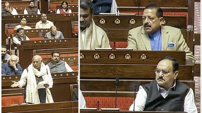 Parliament Winter Session on Monday kickstarted on a stormy note (Sansad TV) Parliament Winter Session on Monday kickstarted on a stormy note (Sansad TV)