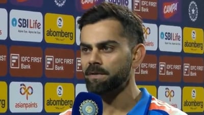 Virat Kohli scored his 52nd ODI century in Ranchi on Sunday Virat Kohli scored his 52nd ODI century in Ranchi on Sunday