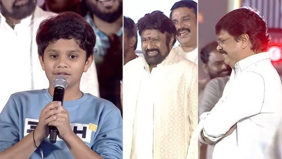 అఖండ 2లో నటించిన డైరెక్టర్ బోయపాటి శ్రీను చిన్న కుమారుడు.. స్టేజీ మీద పరిచయం.. పరమేశ్వరుడే కనిపించాలంటూ!