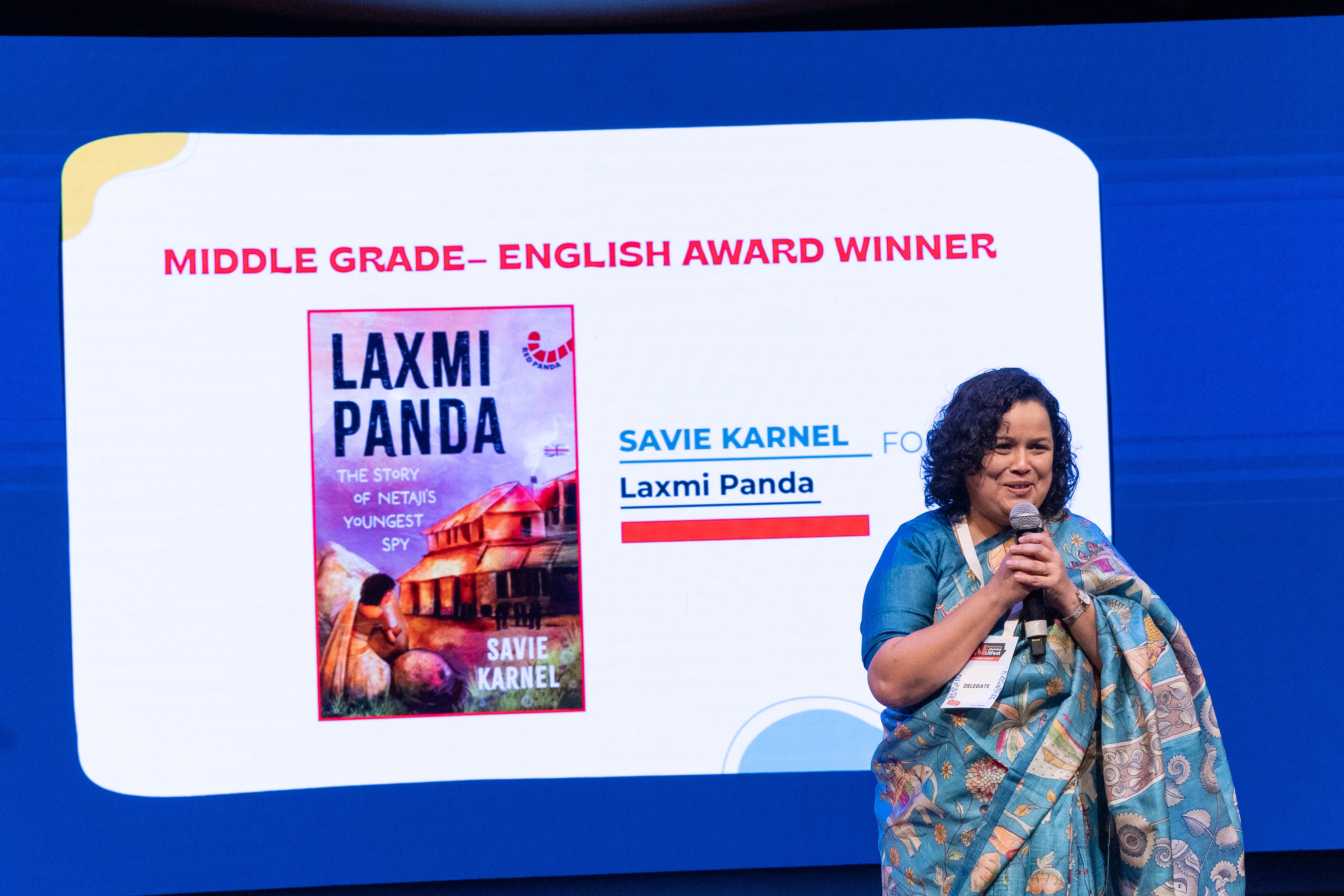 Author Savie Karnel wins the Binod Kanoria Award (Courtesy Savie Karnel) Author Savie Karnel wins the Binod Kanoria Award (Courtesy Savie Karnel)
