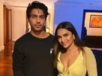 Aryan Khan greeted fans from a balcony at the venue and met some Kannada actors in Bengaluru. 