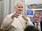 Pope Leo XIV speaks to journalists about his election and US-Venezuela relations, aboard a flight to Rome at the end of his apostolic journey.
