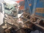 Police have registered a case against the truck driver. (HT Photo)