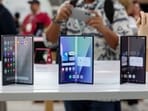Samsung may introduce a wider Galaxy Z Fold 8 variant in 2026.(Bloomberg)