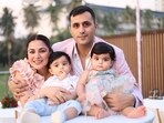 Shraddha Arya reveals twins' faces in heartwarming birthday celebration as they turn one.

