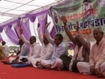 The BKS, which represents farmer unions, was instrumental in pushing the Madhya Pradesh government to roll back the land pooling announcement for the construction of a “spiritual city” in Ujjain. (HT Archives)