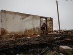 A Ukraine army soldier attends a military exercise between combat missions, amid Russia's attack on Ukraine, in Kharkiv region, on December 1, 2025. 
