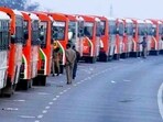 UPSRTC buses (File photo) UPSRTC buses (File photo)