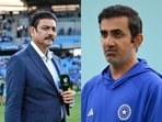 Ravi Shastri, left, had a go at Gautam Gambhir