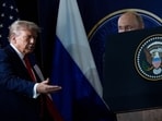 US President Donald Trump and Russia's Vladimir Putin during their meeting in Alaska in August, where ending Russia's war on Ukraine was on the agenda.