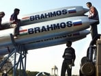 File photo of BrahMos missiles. File photo of BrahMos missiles.